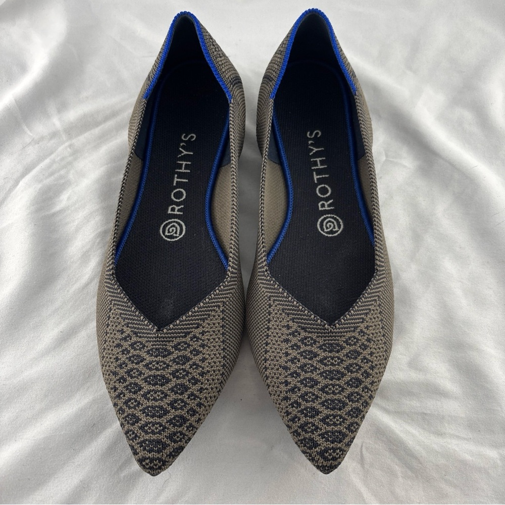 Rothy’s The Point Walnut Python Retired Print Poi… - image 3